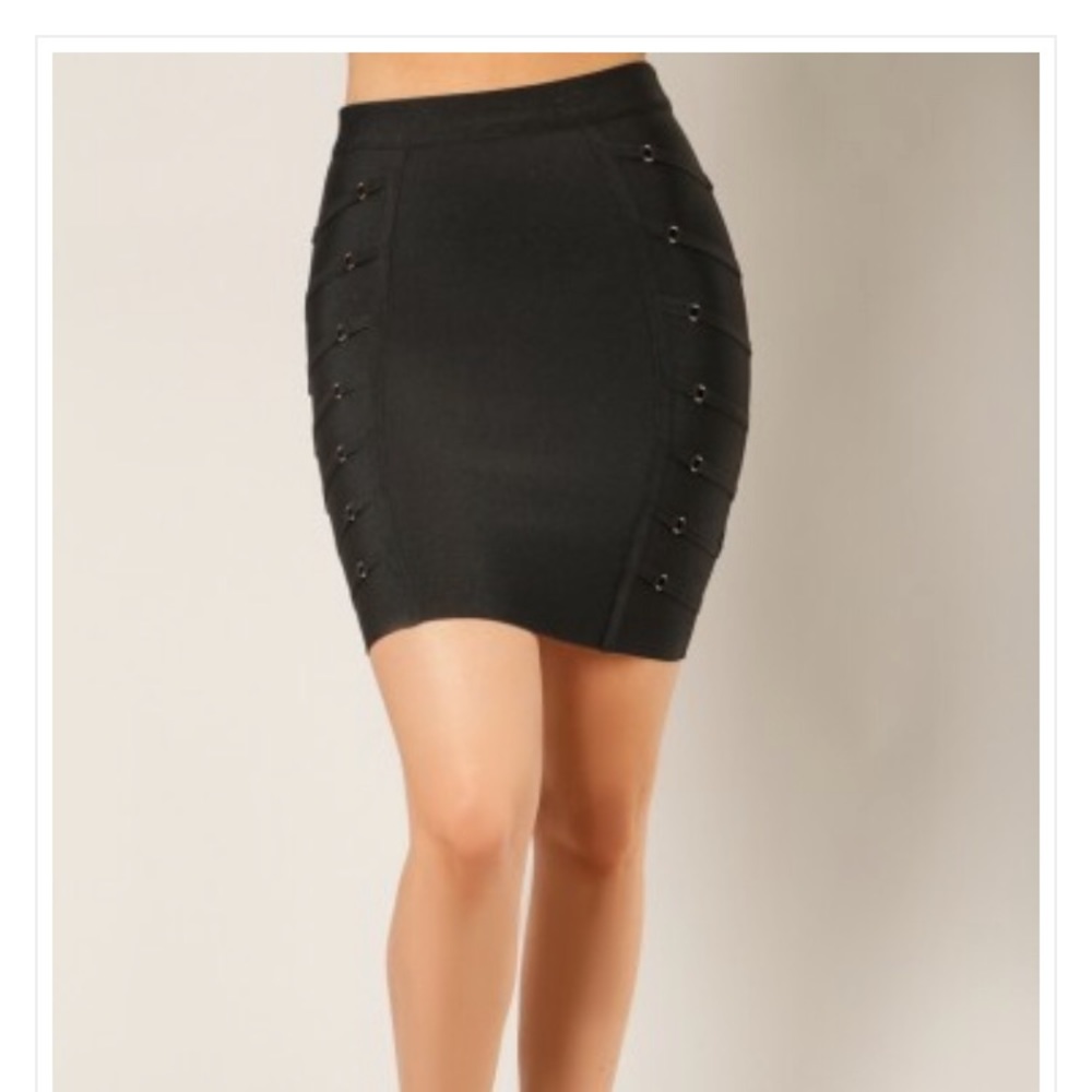 Spandex Black Skirt